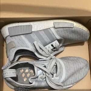 Adidas Gray NMD R1 Shoes